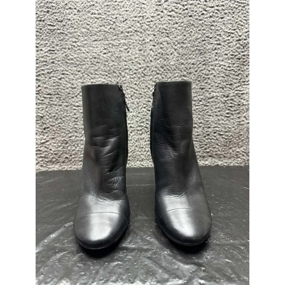 Tory Burch Black Leather Ankle Boots